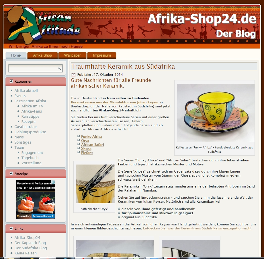 Afrika-Shop24 - Der Blog